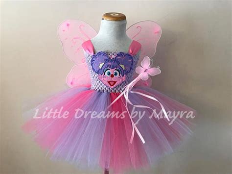 Abby Cadabby Inspired Tutu Dress Wings Wand And Hairlip Abby Etsy
