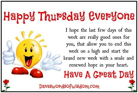 Happy Thursday Have A Great Day