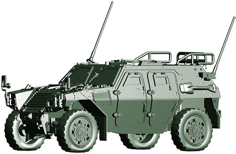 Jgsdf Light Armoured Vehicle Commander Machine Gun