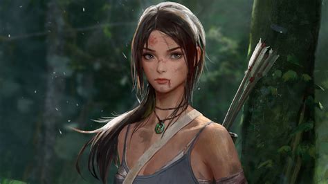 Tomb Raider Lara Croft Artwork Wallpaper Hd Artist Wallpapers K Wallpapers Images Backgrounds