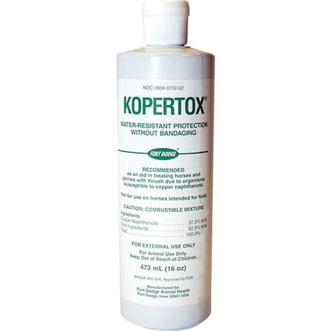 Kopertox Water Resistant Equine Horse Thrush Treatment 16 Oz Ebay