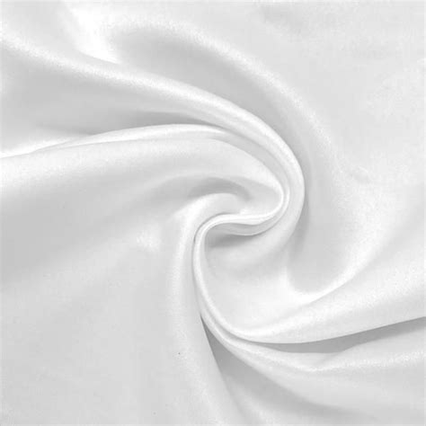 Plain White Satin Fabric Rs 60 Meter Sree Vishnu Textile Id