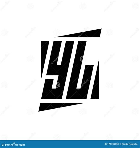 Yl Logo Monogram With Modern Style Concept Design Template Stock