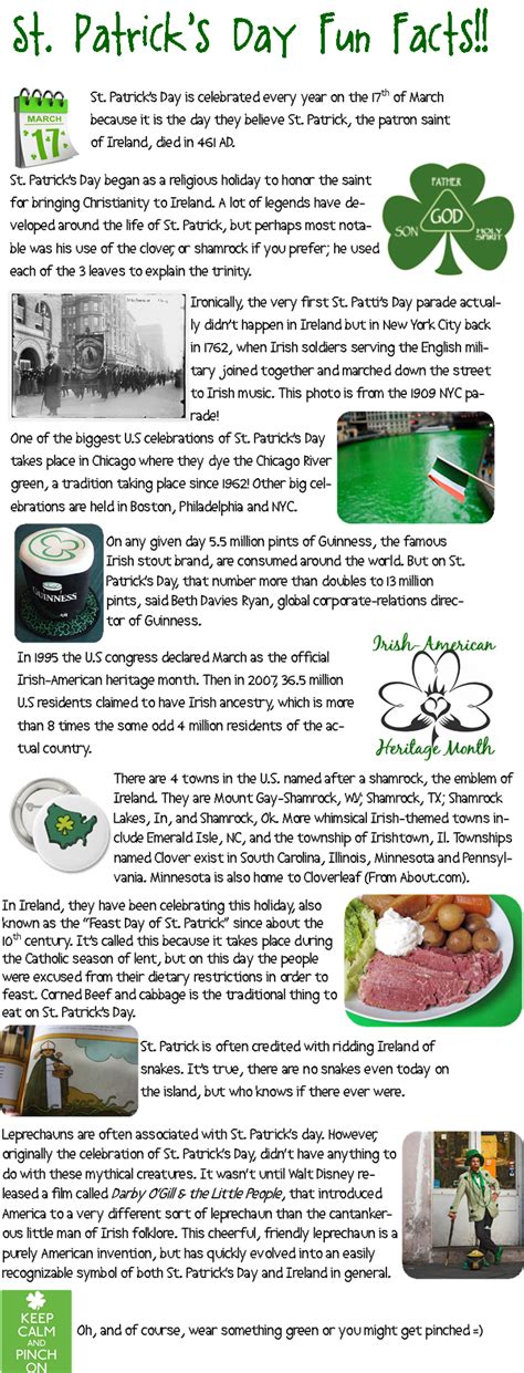 Facts About St Patricks Day