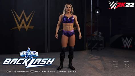 WWE 2K22 Charlotte Flair WM Backlash 2022 Attire YouTube
