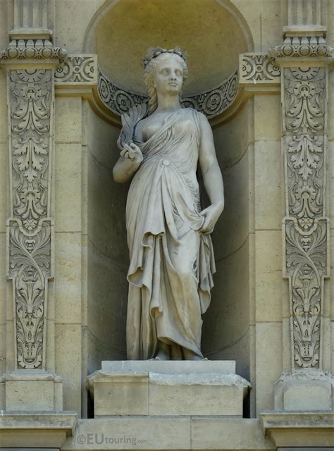 The Female Statue On Pavillon De Marsan At The Louvre Page 759
