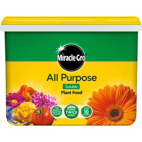 Miracle Gro All Purpose Water Soluble Plant Food Tub 2 Kg Yellow Buy