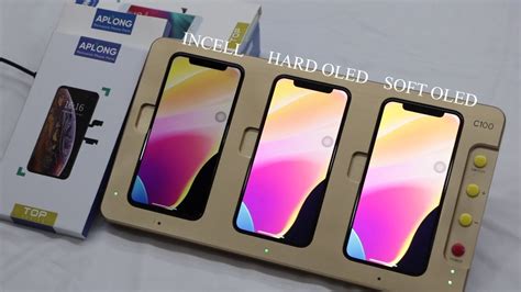 The Compare Incell Vs Oled Hard Vs Oled Soft Screen Of Iphone X Youtube