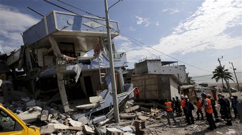 Nieuwe Aardbeving Ecuador Nos