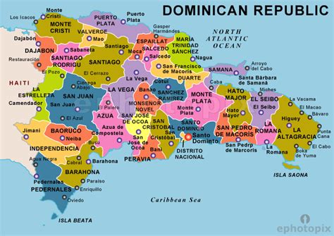 Dominican Republic Map Travelsfinderscom