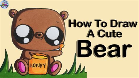 How To Draw A Cute Bear Youtube