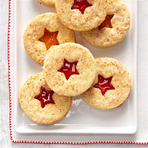 Raspberry Linzer Cookies Recipe How To Make It Taste Of Home