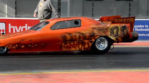 Reign Of Fire Mini Drag Jet Funny Car At Santa Pod Youtube