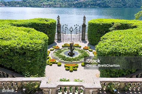 Lake Como Gardens Stock Photo Download Image Now Tremezzo Formal