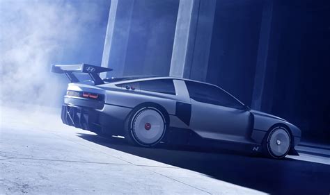 Hyundai reveals electric-hydrogen hybrid concept car with a retro