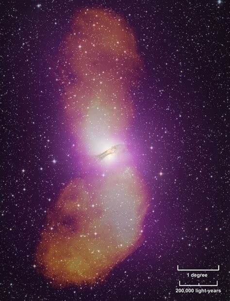 Fermi Maps An Active Galaxys Smokestack Plumes