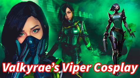 Valorant Viper Cosplay Photoshoot With Valkyrae And Stellachuu Youtube