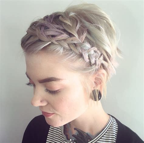 The pixie cut is here to stay, and we haven't loved a style more these days then the pixie cut. Braided Unicorn Pixie - Perfectly Imperfect Messy Braids ...