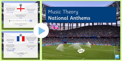 National Anthems Of World Cup Teams Listening Game