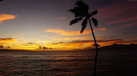 Hawaii Sunset Wallpapers Bigbeamng