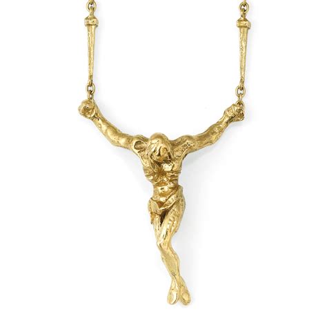 141 Gold Necklace Designed By Salvador DalÍ