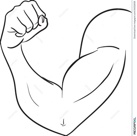 Strong Person Drawing Clipart