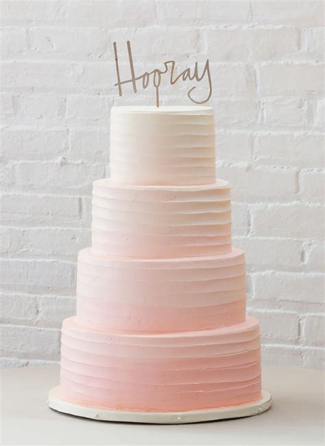 Ombré Buttercream Wedding Cake Whipped Bakeshop Philadelphia