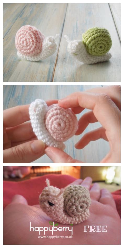 Amigurumi Snail Free Crochet Patterns