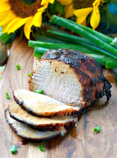 Pork loin is a relatively inexpensive other healthy recipes for the grill. Balsamic Glazed Pork Loin Recipe | FaveHealthyRecipes.com