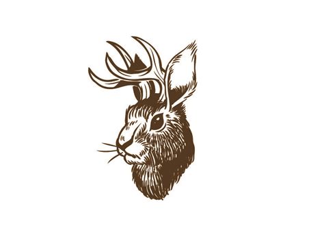 Jackalope Illustrations Tattoo And Tatting