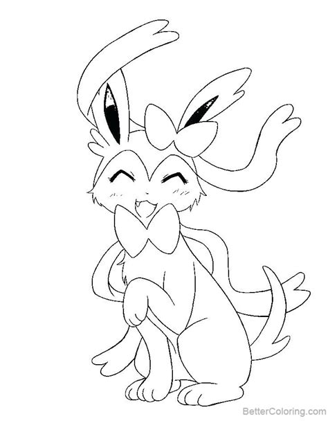 49 Pokemon Coloring Pages Sylveon