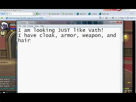 AQW Vath Armor YouTube