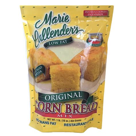 Marie Callenders Original Restaurant Style Corn Bread Mix 16 Oz 2 Pack Low Fat