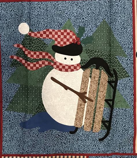 We have almost everything on ebay. Snowman quilt panel, snowman fabric panel, wall hanging ...
