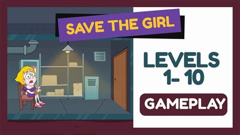 🥇save The Girl Gameplay 🏆 Part 1 Levels 1 To 10 🚀 Youtube