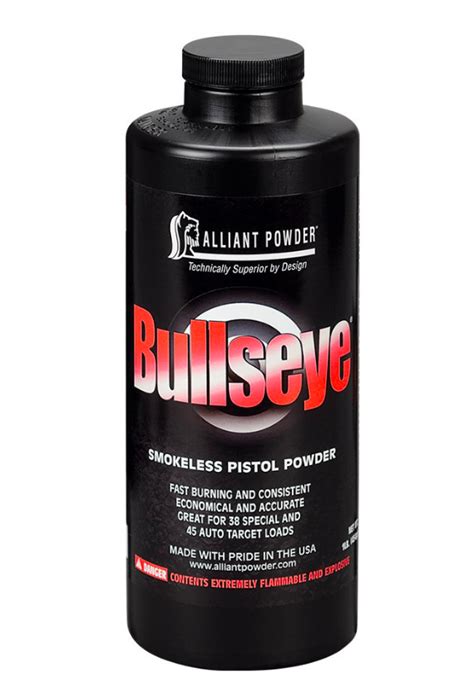 Alliant Bullseye Smokeless Pistol Powder 1lb Vanguard Reloading