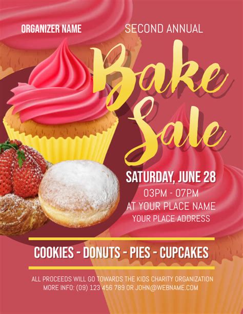 Copy Of Bake Sale Flyer Postermywall