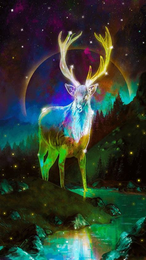 Desenhos Que Eu Pintei No Aplicativo Deer Wallpaper Mythical