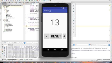 All feedback appreciated, don't forget to click. Learn to create a Counter App with Android Studio - YouTube