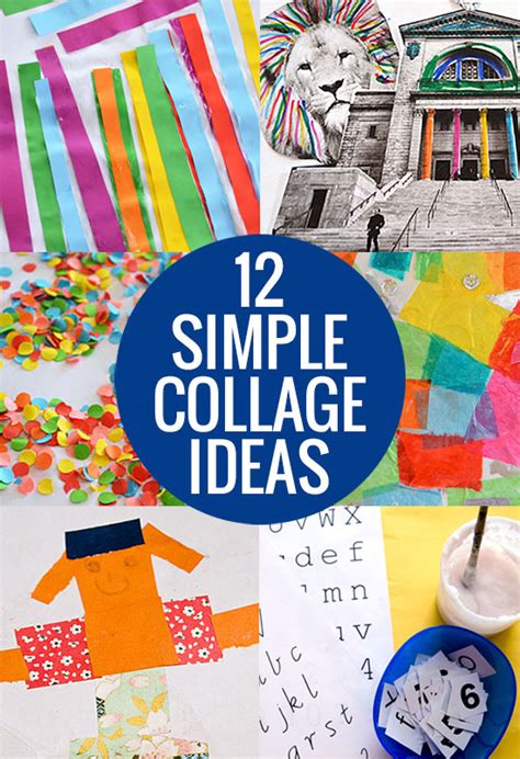 12 Simple Collage Ideas Picklebums