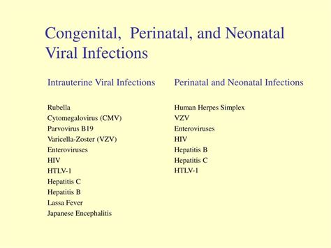 Ppt Congenital Viral Infections Powerpoint Presentation Free