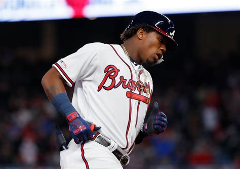 Since being promoted to the major leagues, ronald acuña jr. Atlanta Braves, Ronald Acuna Jr. Close to Baffling ...