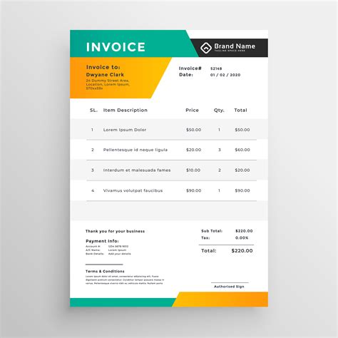 abstract invoice quotation template design - Download Free Vector Art, Stock Graphics & Images