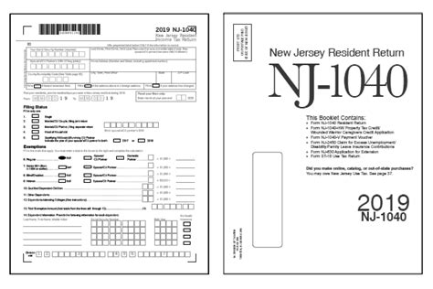 New Jersey Tax Forms 2019 Printable State Nj 1040 Form And Nj 1040
