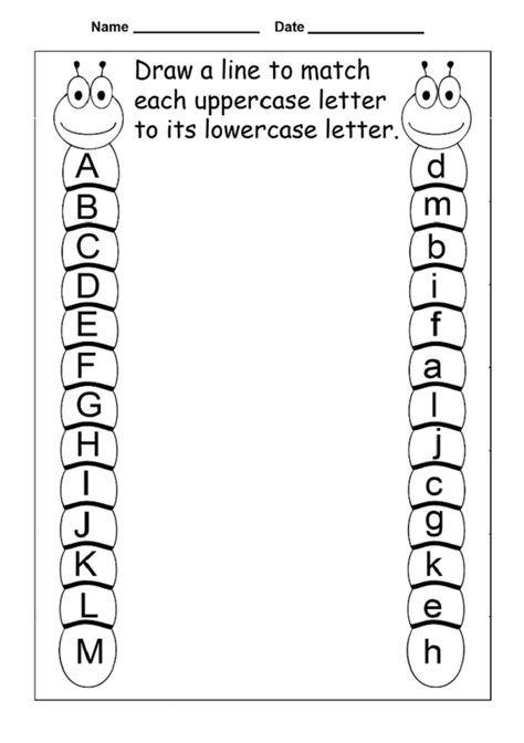 lowercase letter worksheets  printable