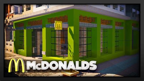 How To Build Mcdonalds In Minecraft