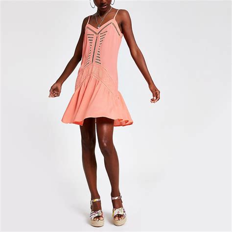 Neon pink cutout slip dress | Slip dress, Trendy dresses, Dresses