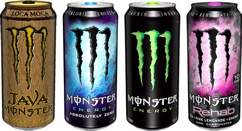 Monster Energy Drink Transparent