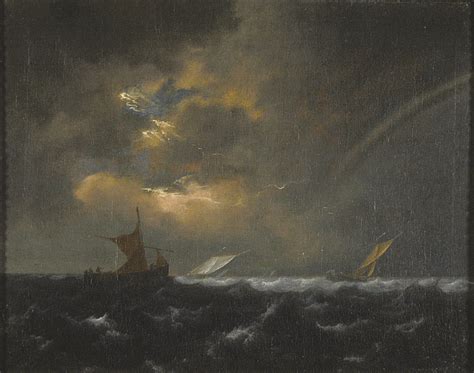 Jacob Van Ruisdael Navi Nella Tempesta Dutch Golden Age Sailing