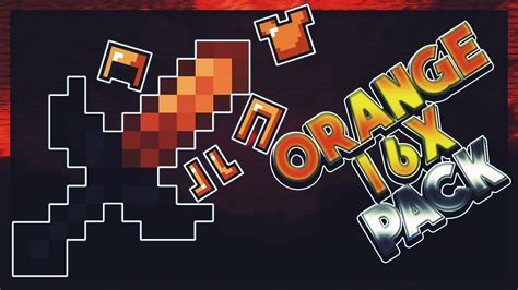 👉 Minecraft Pvp Texture Pack Orange 16x Pack Fps 👹 1718